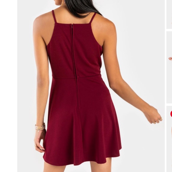 NEW Francesca's Hailey Ladder Trim Mini Dress MED - Picture 2 of 3